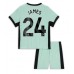 Tanie Strój piłkarski Chelsea Reece James #24 Koszulka Trzeciej dla dziecięce 2023-24 Krótkie Rękawy (+ szorty)